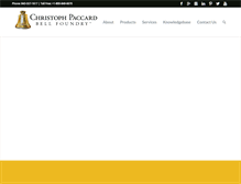 Tablet Screenshot of christophpaccard.com